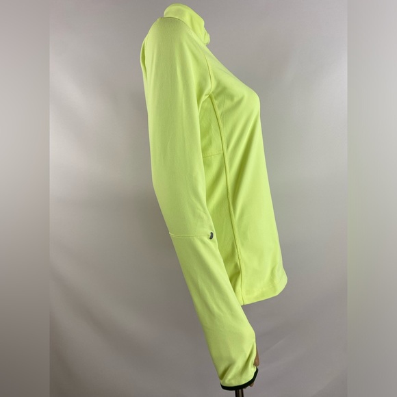 Reebok Women's Running Pullover L/S Shirt, Size Small, (Bright Yellowish-Green) - Picture 4 of 14